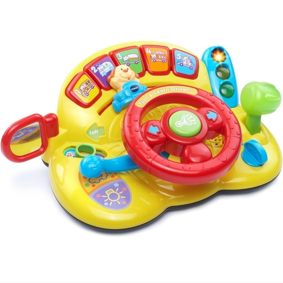 vtech Turn & Learn Driver Toy - Red and Yellow - Picture 1 of 4